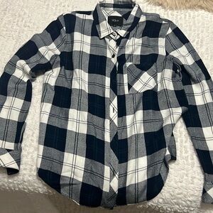 Rails button up blouse